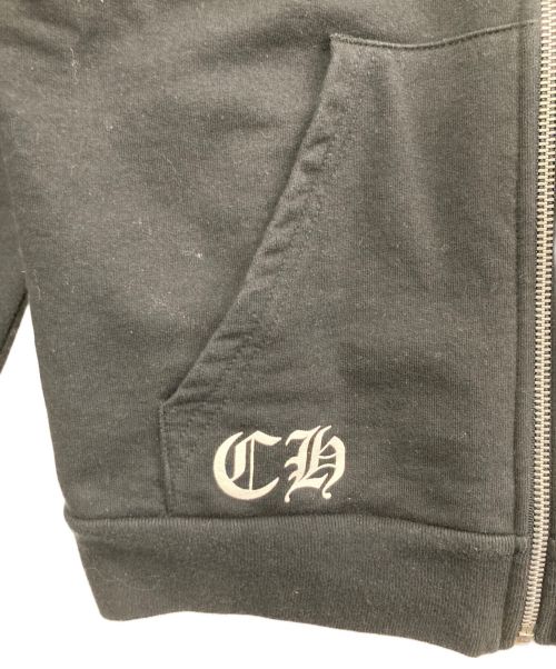 CHROME HEARTS（クロムハーツ）CHROME HEARTS (クロムハーツ) ダガージップパーカー ブラック サイズ:Sの古着・服飾アイテム