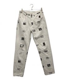 C.E（シーイー）の古着「OVERDYE 1994 FK SHEETS PANTS」｜ホワイト×ブラック