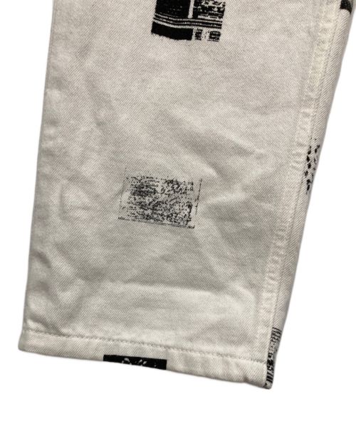 C.E（シーイー）C.E (シーイー キャブエンプト) OVERDYE 1994 FK SHEETS PANTS ホワイト×ブラック サイズ:Mの古着・服飾アイテム