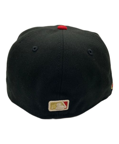 New Era（ニューエラ）New Era (ニューエラ) Houston Astros キャップ ブラック×レッド サイズ:55.8cmの古着・服飾アイテム