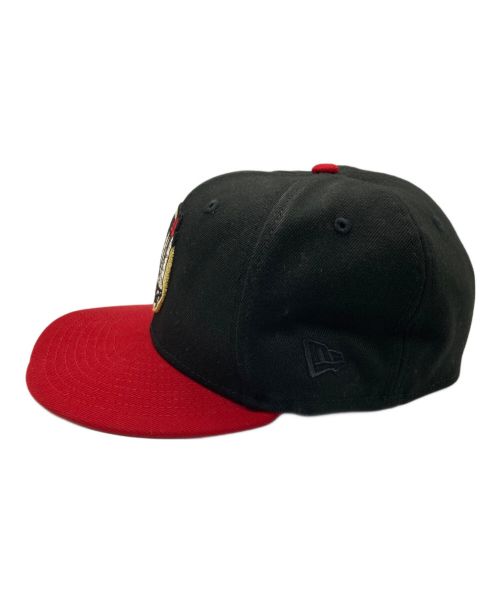 New Era（ニューエラ）New Era (ニューエラ) Houston Astros キャップ ブラック×レッド サイズ:55.8cmの古着・服飾アイテム