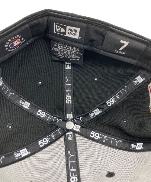 New Era（ニューエラ）New Era (ニューエラ) Houston Astros キャップ ブラック×レッド サイズ:55.8cmの古着・服飾アイテム