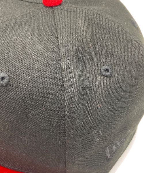 New Era（ニューエラ）New Era (ニューエラ) Houston Astros キャップ ブラック×レッド サイズ:55.8cmの古着・服飾アイテム
