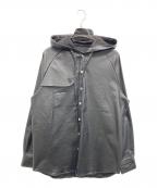 WANNAワナ）の古着「フェイクレザージャケット」｜ブラック