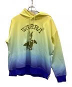 WANNAワナ）の古着「グラデーションパーカー」｜イエロー×ブルー