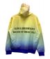WANNA (ワナ) グラデーションパーカー イエロー×ブルー サイズ:L：5000円