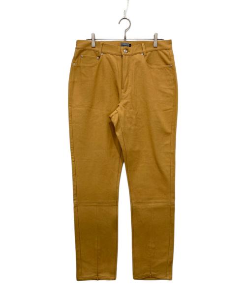 WANNA（ワナ）WANNA (ワナ) カラーパンツ イエロー サイズ:Lの古着・服飾アイテム