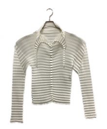 ISSEY MIYAKE（イッセイミヤケ）の古着「ボックスプリーツ加工シャツ」｜ホワイト