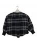 SALT+JAPAN (ソルトプラスジャパン) ノーカラーチェックジャケット ブラック サイズ:38：6000円