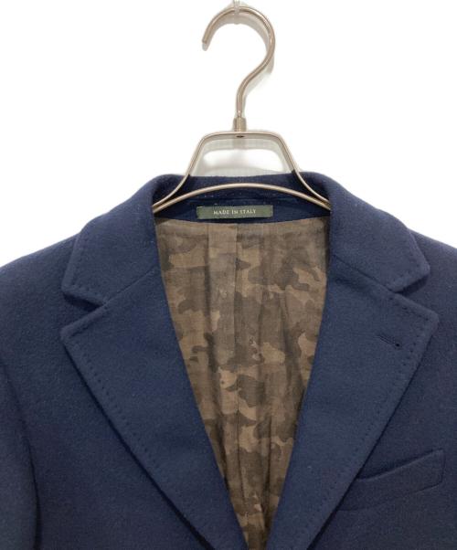 ROYAL ROW（ロイヤルロウ）ROYAL ROW (ロイヤルロウ) ウールカシミヤコート ネイビー サイズ:44の古着・服飾アイテム