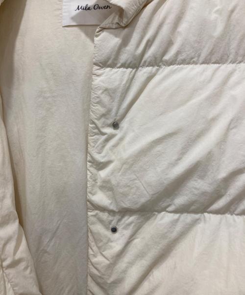 Mila Owen（ミラオーウェン）Mila Owen (ミラオーウェン) フード付きフレンチダウンショートジャケット ベージュ サイズ:FREEの古着・服飾アイテム