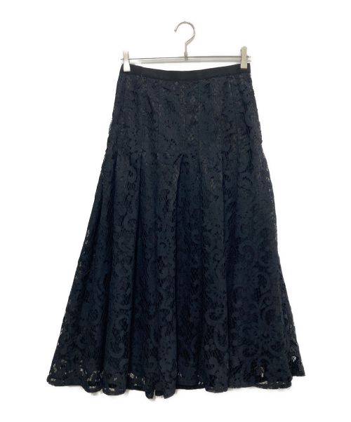ADORE（アドーア）ADORE (アドーア) フラワーラッセルレーススカート ブラック サイズ:38の古着・服飾アイテム