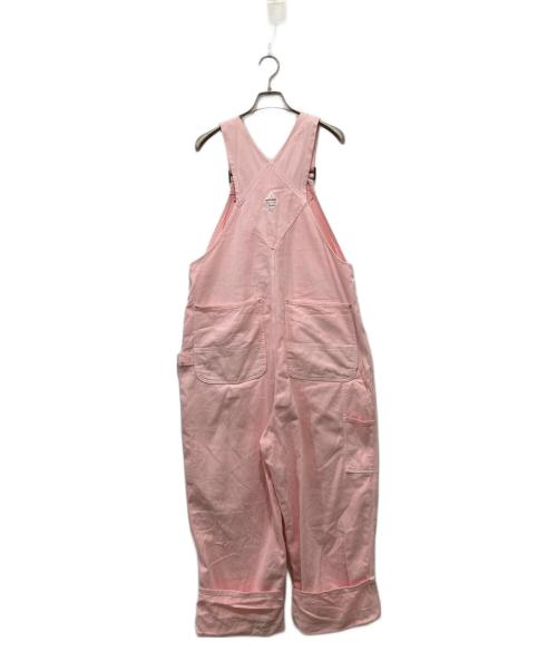 big mac（ビッグマック）big mac (ビッグマック) BEAMS BOY (ビームスボーイ) 別注オーバーダイオーバーオール ピンク サイズ:freeの古着・服飾アイテム