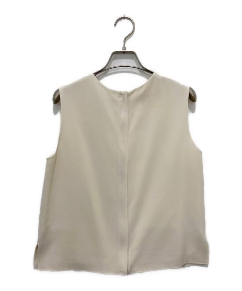 theory（セオリー）theory (セオリー) ノースリーブブラウス ホワイト サイズ:Sの古着・服飾アイテム
