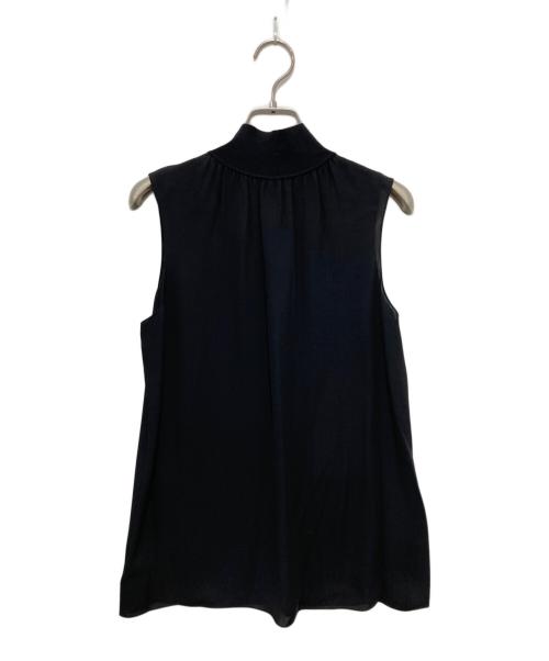 theory（セオリー）theory (セオリー) シルクコンボハイネックブラウス ブラック サイズ:Sの古着・服飾アイテム