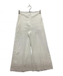 theory（セオリー）の古着「Good Crunch W Wide Crop Pant T」｜ホワイト