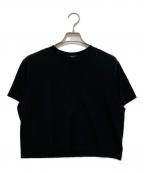 theoryセオリー）の古着「Regal Wool Boxy Tee」｜ブラック