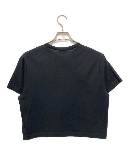 theory（セオリー）theory (セオリー) Regal Wool Boxy Tee ブラック サイズ:Ｓの古着・服飾アイテム