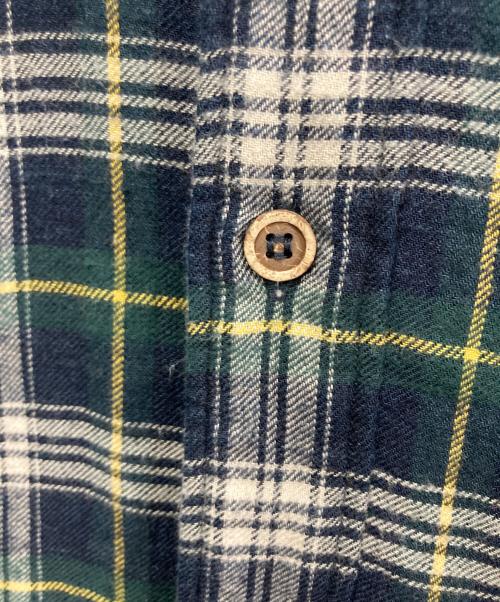 45R（フォーティファイブ・アール）45R (フォーティーファイブアール) 二重織のビッグシャツドレス グリーン サイズ:-の古着・服飾アイテム