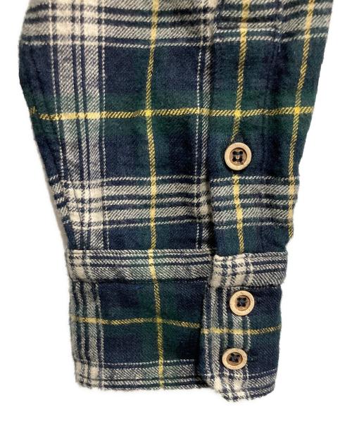 45R（フォーティファイブ・アール）45R (フォーティーファイブアール) 二重織のビッグシャツドレス グリーン サイズ:-の古着・服飾アイテム