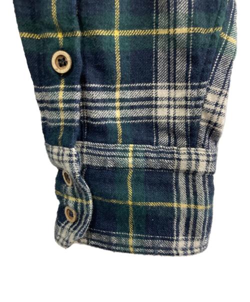 45R（フォーティファイブ・アール）45R (フォーティーファイブアール) 二重織のビッグシャツドレス グリーン サイズ:-の古着・服飾アイテム