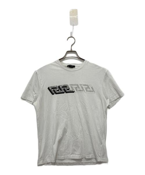 VERSACE（ヴェルサーチェ）VERSACE (ヴェルサーチェ) プリントTシャツ ホワイト サイズ:Mの古着・服飾アイテム