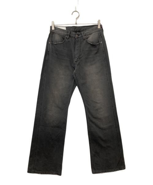 MONKEY TIME（モンキータイム）MONKEY TIME (モンキータイム) ガーメントダイ バックスリット 5ポケット デニム パンツ グレー サイズ:Sの古着・服飾アイテム