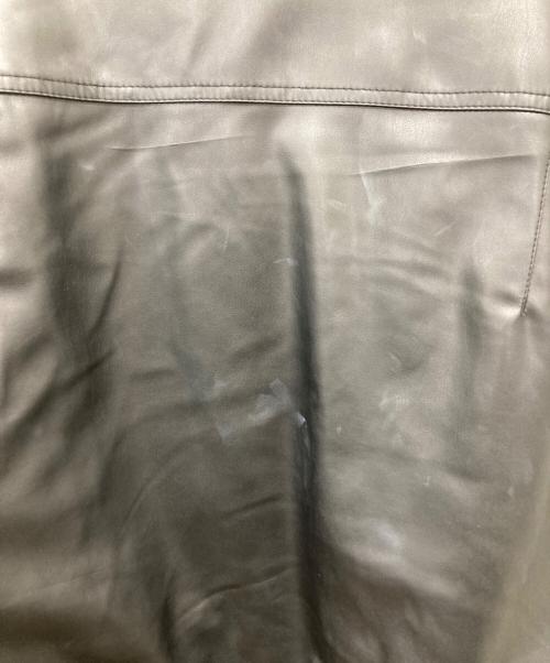 ZARA（ザラ）ZARA (ザラ) フェイクレザーパフジャケット ブラック サイズ:Ｍの古着・服飾アイテム