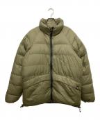 AURAオーラ）の古着「ダウンジャケット」｜オリーブ