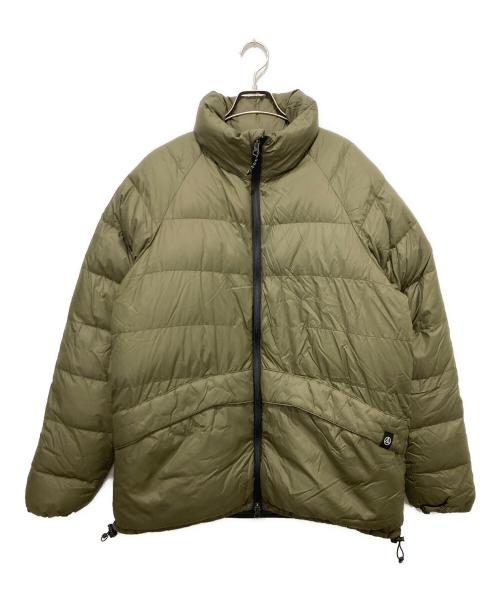AURA（オーラ）AURA (オーラ) ダウンジャケット オリーブ サイズ:Lの古着・服飾アイテム
