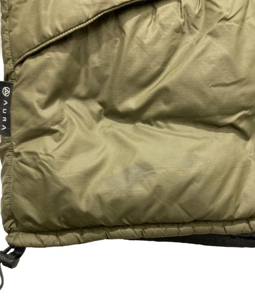 AURA（オーラ）AURA (オーラ) ダウンジャケット オリーブ サイズ:Lの古着・服飾アイテム