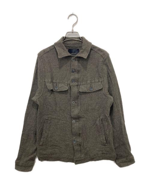 UNDERCOVER（アンダーカバー）UNDERCOVER (アンダーカバー) 縮絨加工 ウールブルゾン グレー サイズ:3の古着・服飾アイテム