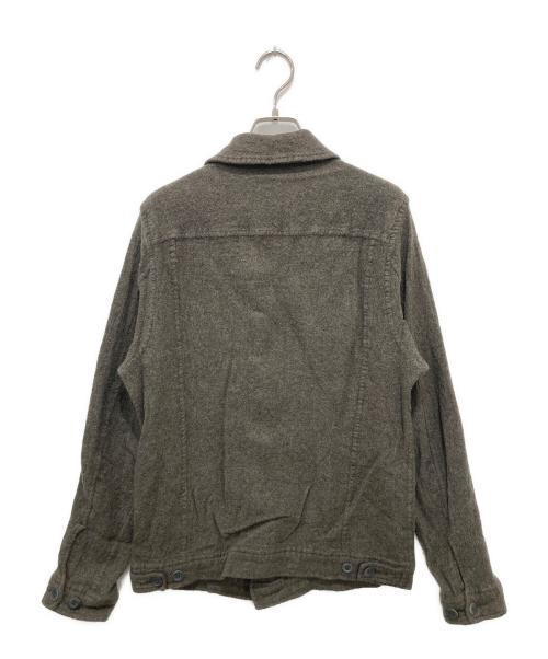 UNDERCOVER（アンダーカバー）UNDERCOVER (アンダーカバー) 縮絨加工 ウールブルゾン グレー サイズ:3の古着・服飾アイテム