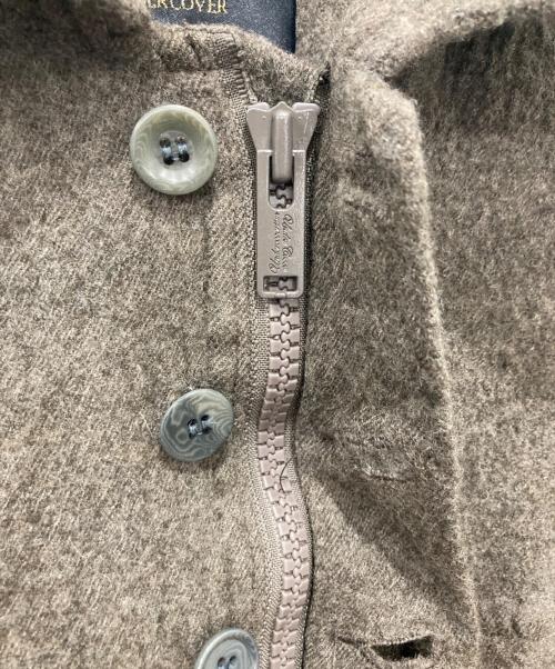 UNDERCOVER（アンダーカバー）UNDERCOVER (アンダーカバー) 縮絨加工 ウールブルゾン グレー サイズ:3の古着・服飾アイテム