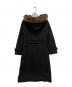 PROPORTION BODY DRESSING (プロポーションボディドレッシング) フードフェイクファーコート ブラック サイズ:XS：10000円