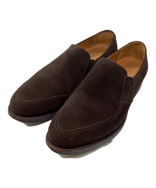 Jalan Sriwijaya（ジャランスリウァヤ）Jalan Sriwijaya (ジャランスリウァヤ) ヴァンプローファー ブラウン サイズ:9の古着・服飾アイテム