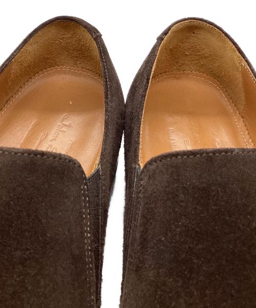 Jalan Sriwijaya（ジャランスリウァヤ）Jalan Sriwijaya (ジャランスリウァヤ) ヴァンプローファー ブラウン サイズ:9の古着・服飾アイテム