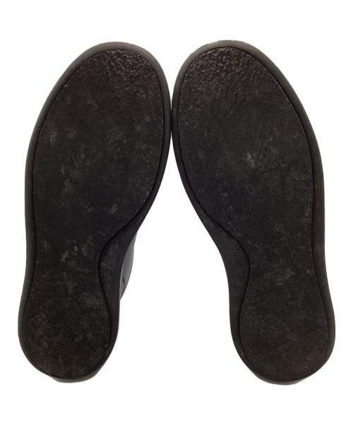 CLARKS（クラークス）CLARKS (クラークス) レザースニーカー ブラック サイズ:25.5cmの古着・服飾アイテム