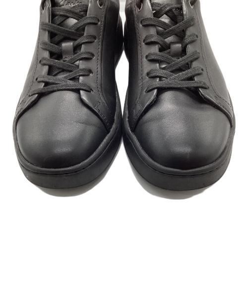 CLARKS（クラークス）CLARKS (クラークス) レザースニーカー ブラック サイズ:25.5cmの古着・服飾アイテム
