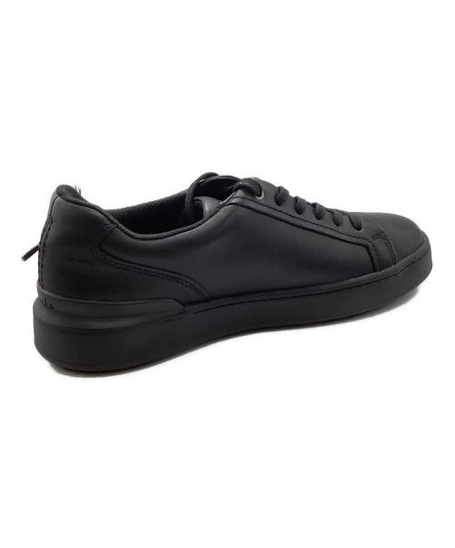 CLARKS（クラークス）CLARKS (クラークス) レザースニーカー ブラック サイズ:25.5cmの古着・服飾アイテム