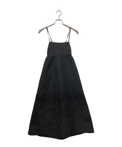 RAY BEAMS（レイ ビームス）RAY BEAMS (レイ ビームス) キルティングキャミワンピース ブラックの古着・服飾アイテム