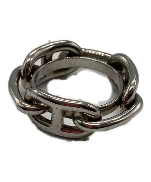 HERMES（エルメス）HERMES (エルメス) シェーヌダンクルスカーフリング シルバー サイズ:20号の古着・服飾アイテム