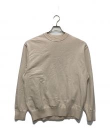 Yonetomi（ヨネトミ）の古着「WAVE COTTON KNIT PULLOVER」｜ベージュ
