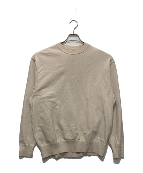 Yonetomi（ヨネトミ）yonetomi (ヨネトミ) WAVE COTTON KNIT PULLOVER ベージュ サイズ:3の古着・服飾アイテム