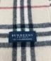 BURBERRY LONDON (バーバリーロンドン) カシミヤノバチェックマフラー ベージュ：5000円