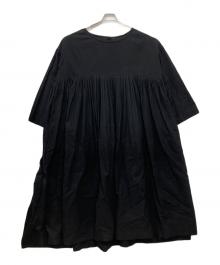 45R（フォーティファイブ・アール）の古着「インドカディのプリーツドレス」｜ブラック