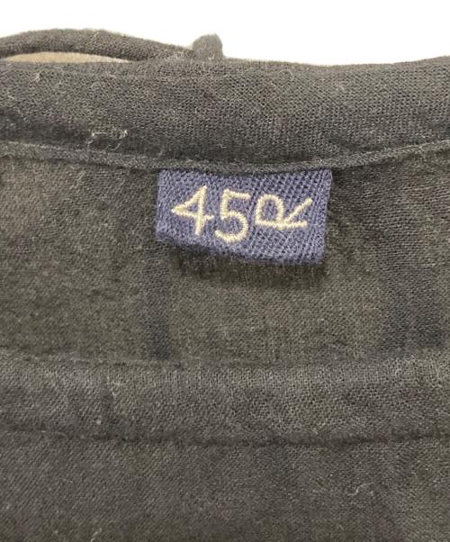 45R（フォーティファイブ・アール）45R (フォーティファイブ・アール) インドカディのプリーツドレス ブラック サイズ:　の古着・服飾アイテム