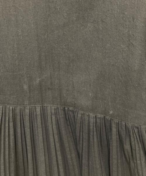 45R（フォーティファイブ・アール）45R (フォーティファイブ・アール) インドカディのプリーツドレス ブラック サイズ:　の古着・服飾アイテム