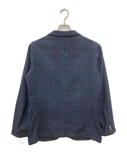 BEAMS PLUS（ビームスプラス）BEAMS PLUS (ビームスプラス) フランネル ドビーチェック 3ボタン ジャケット ネイビー サイズ:Mの古着・服飾アイテム