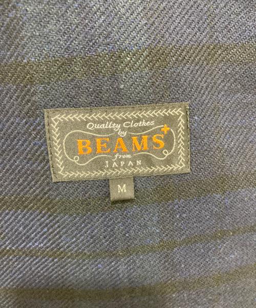 BEAMS PLUS（ビームスプラス）BEAMS PLUS (ビームスプラス) フランネル ドビーチェック 3ボタン ジャケット ネイビー サイズ:Mの古着・服飾アイテム